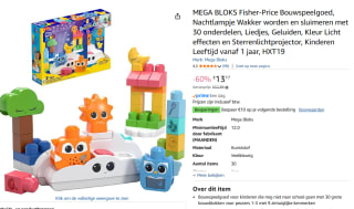 Mega Bloks Nachtlampje Wakker Worden en Sluimeren voor €13,17 bij Amazon