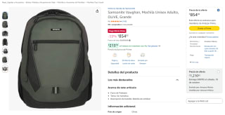Samsonite Vaughan mochila (35 L) por $855 en Amazon