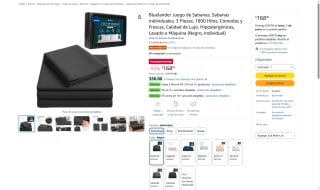 Juego Sábanas Bluelander por $168 | Oferta Amazon