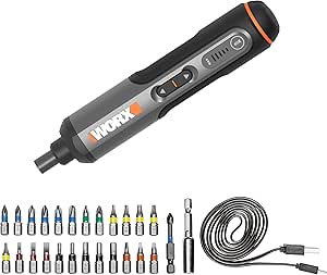 WORX WX240 Mini Electric Screwdriver with Bits for £22.39