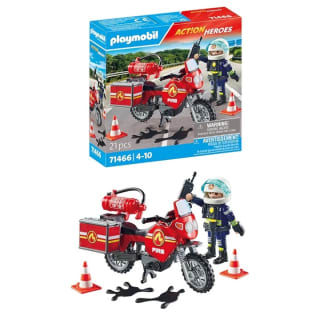 Playmobil Action Heroes Moto de Bomberos por 9.80€.