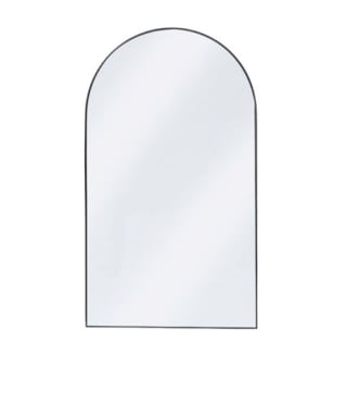 Espejo de Pared Basik Line con Marco Negro 56x32 cm por 16,99€