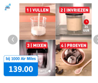Tefal Dolci IG602A ijsmachine voor €149