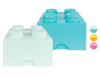 Lot de 2 briques de rangement empilables Lego à 24,99€