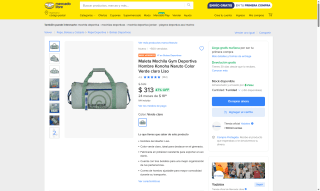Maleta Deportiva Konoha por $313 | Mercado Libre
