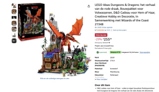 LEGO Ideas Dungeons & Dragons - het verhaal van de rode draak voor €255,99