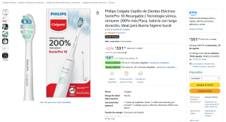 Philips Colgate Cepillo de Dientes Eléctrico SonicPro 10 por $392 en Amazon