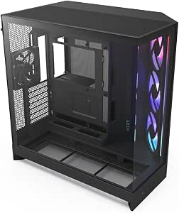 NZXT H9 Flow RGB - Caja PC ATX Doble Cámara - Negro por 159.90€