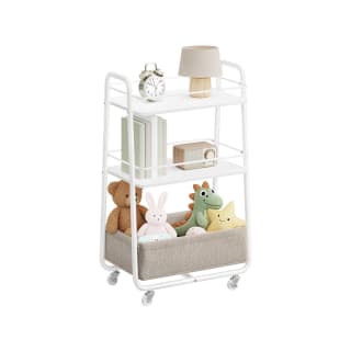 Vasagle Carrito de almacenamiento con cestas de tela y ruedas por 19,99€