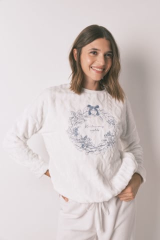 Pijama largo polar suave de Women'secret por 10.79€