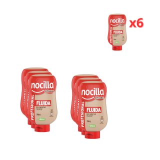 Nocilla Fluida Profesional Crema de Avellanas Sin Aceite de Palma 6x750g por 14.99€