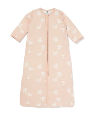 Diverse baby slaapzakken met afneembare mouwen voor €15 bij de Hema