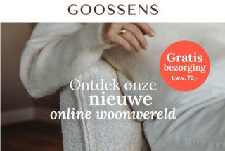 Gratis bezorging bij Goossens Wonen