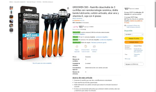 Rastrillo GROOMEN 4 Piezas por $85 | Oferta Amazon