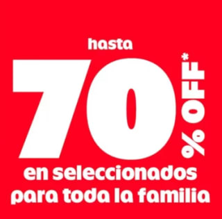 Más del 70% de Descuento en Ropa | Múltiples Marcas