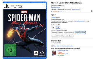 Spider-Man: Miles Morales - PS5 voor €24,71 bij Amazon