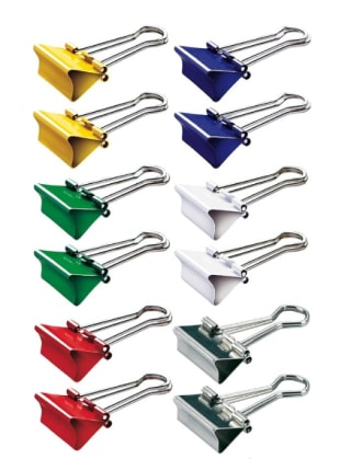 Boite de 12 Pinces Double Clip Maul à 1,52€