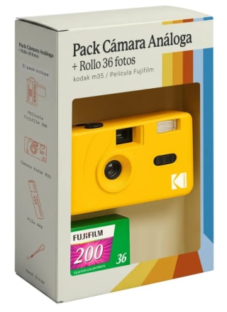 Cámara Análoga M35 Marca: KODAK con Rollo 36 Fotos $39.990 Solo en falabella.com