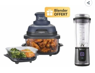 Ninja CRISPi + Ninja Blast Draagbare Blender voor €104,99 bij Cdiscount