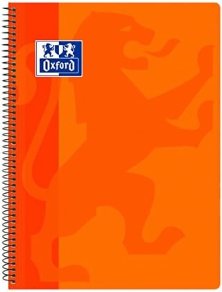 Oxford, Cuaderno A4 (Folio), cuadrícula 4x4, tapa plástico por 2.50€