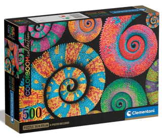 Clementoni Puzzle - Colorboom Collection Curly Tails - Puzzle De 500 Piezas por 6.74€