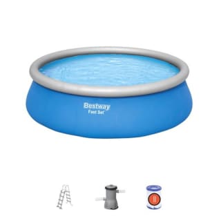 Piscina Hinchable Fast Set Bestway 457x122 Cm Con Depuradora y escaleras por 179€
