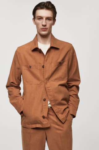 Sobrecamisa slim fit tencel lino por 8.9€