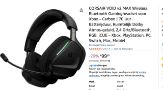Corsair Void V2 MAX Wireless Zwart voor €99,99 bij Amazon