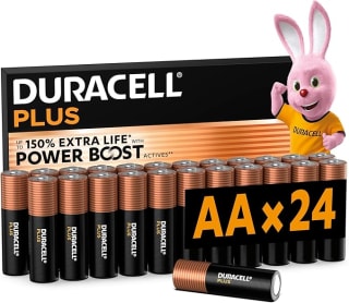 DURACELL Plus Pilas AA (Paquete de 24) Pilas alcalinas 1,5 V por 17.99€
