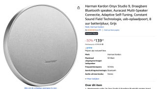 Harman Kardon Onyx Studio 9 voor €139,57 bij Amazon