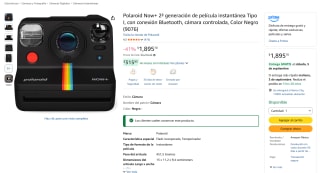 Polaroid Now+ 2ª Generación (Solo Cámara) por $1,896 en Amazon