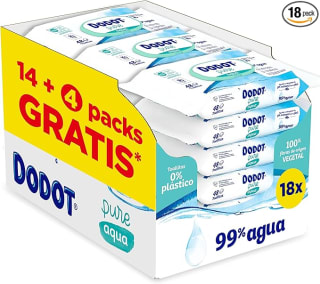 Dodot Toallitas Pure Aqua pack 864 unidades por 31,53€