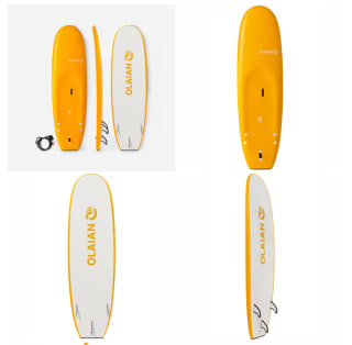 Tabla de surf goma 100 6'8" incluye leash y 3 quillas por$200.000