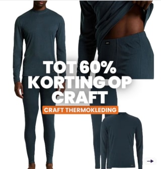 Tot 57% korting op Craft Themokleding bij Pluto Sport