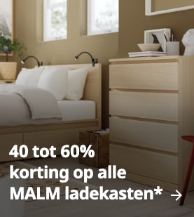 Tot 60% korting op MALM Ladekasten bij Ikea