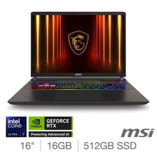 MSI Vector 16 HX AI RTX 5070 Ti Gaming Laptop for £1,349.99