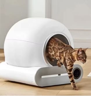 Volautomatische kattenbak (65 L) voor €123,55 bij AliExpress