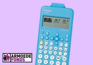 Doneer gratis een rekenmachine aan schoolgaande kinderen die opgroeien in armoede