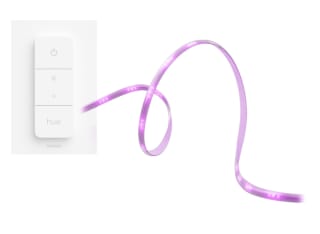 2x PHILIPS HUE Solo ledstrip - Wit en gekleurd licht - 3m + dimmer switch voor €61,60