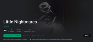 Little Nightmares por $45 | Google PlayStore