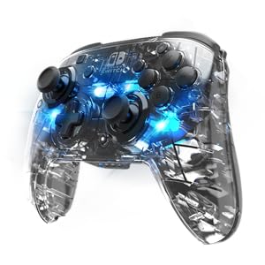 PDP Mando Afterglow Deluxe Wireless Nintendo Switch, Gris (Prismatic) por 19.90€