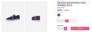 Sneaker Aeropostale para Hombre por $195 | Andrea