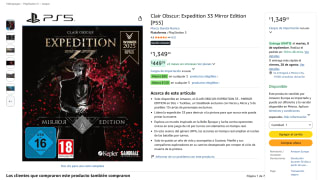 Clair Obscur: Expedition 33 Mirror Edition (PS5) por $1,349 en Amazon