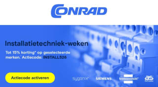 15% korting op Sygonix of 10% op AS Schwabe, Brennenstuhl en Siemens bij Conrad