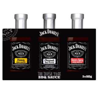 Jack Daniel's BBQ Sauce Variety Pack, 3 x 553g Instore
