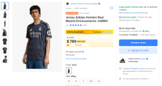 Jersey Adidas Real Madrid por $714 | Mercado Libre