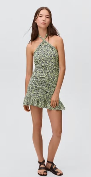 Vestido halter estampado floral por 8.99€