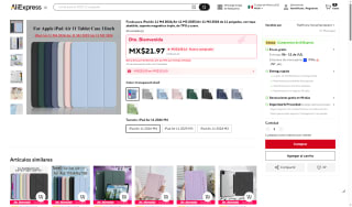 Funda iPad Air 11 por $6 | Oferta AliExpress