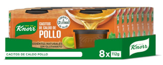 Pack de 8 Knorr - Cacitos de caldo pollo, 112g por 3.8€