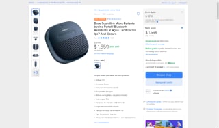 Bocina Bose Soundlink Micro por $1,559 | Oferta Mercado Libre